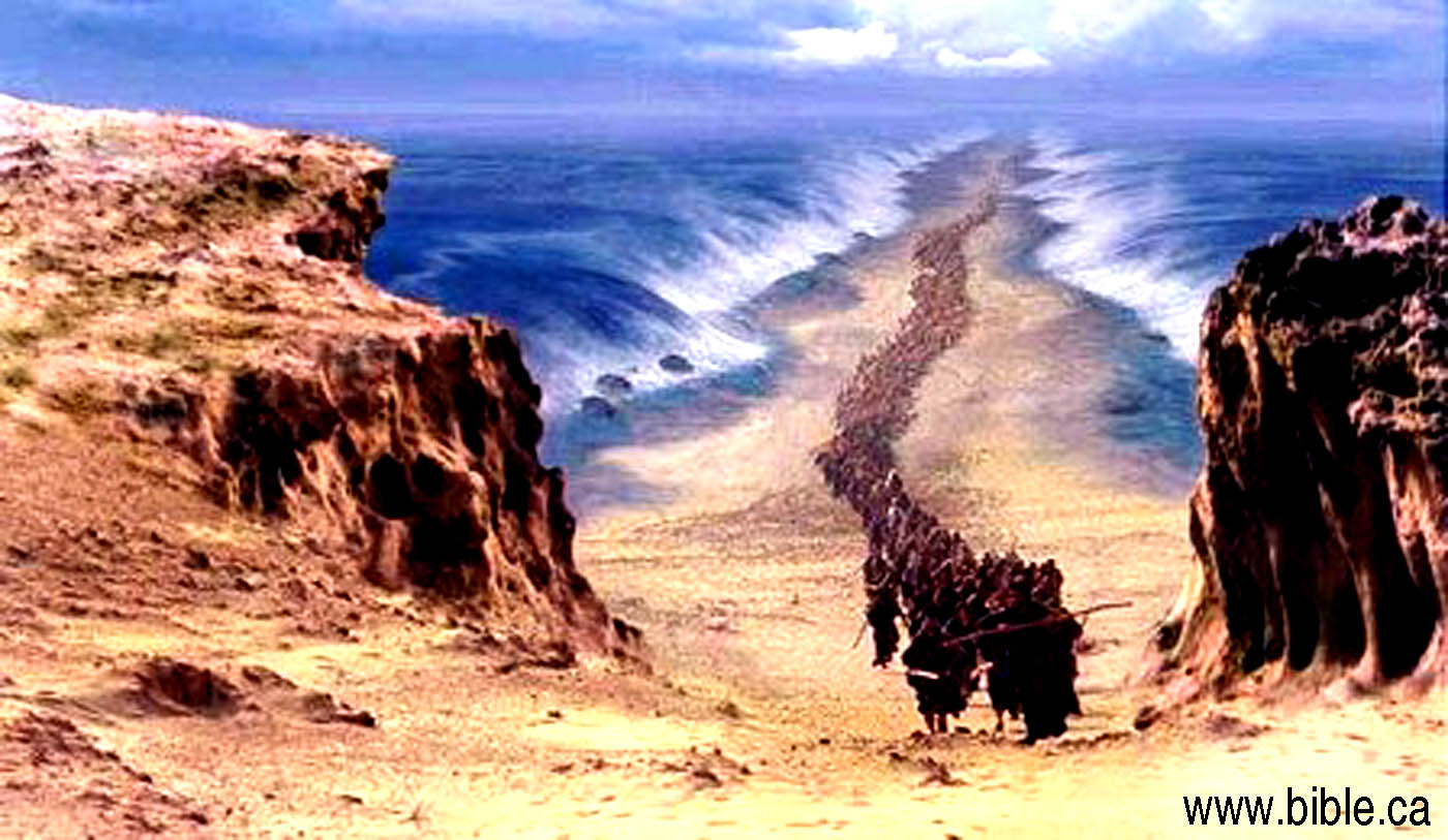 The Exodus Route Crossing The Red Sea