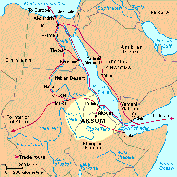 Aksum Map