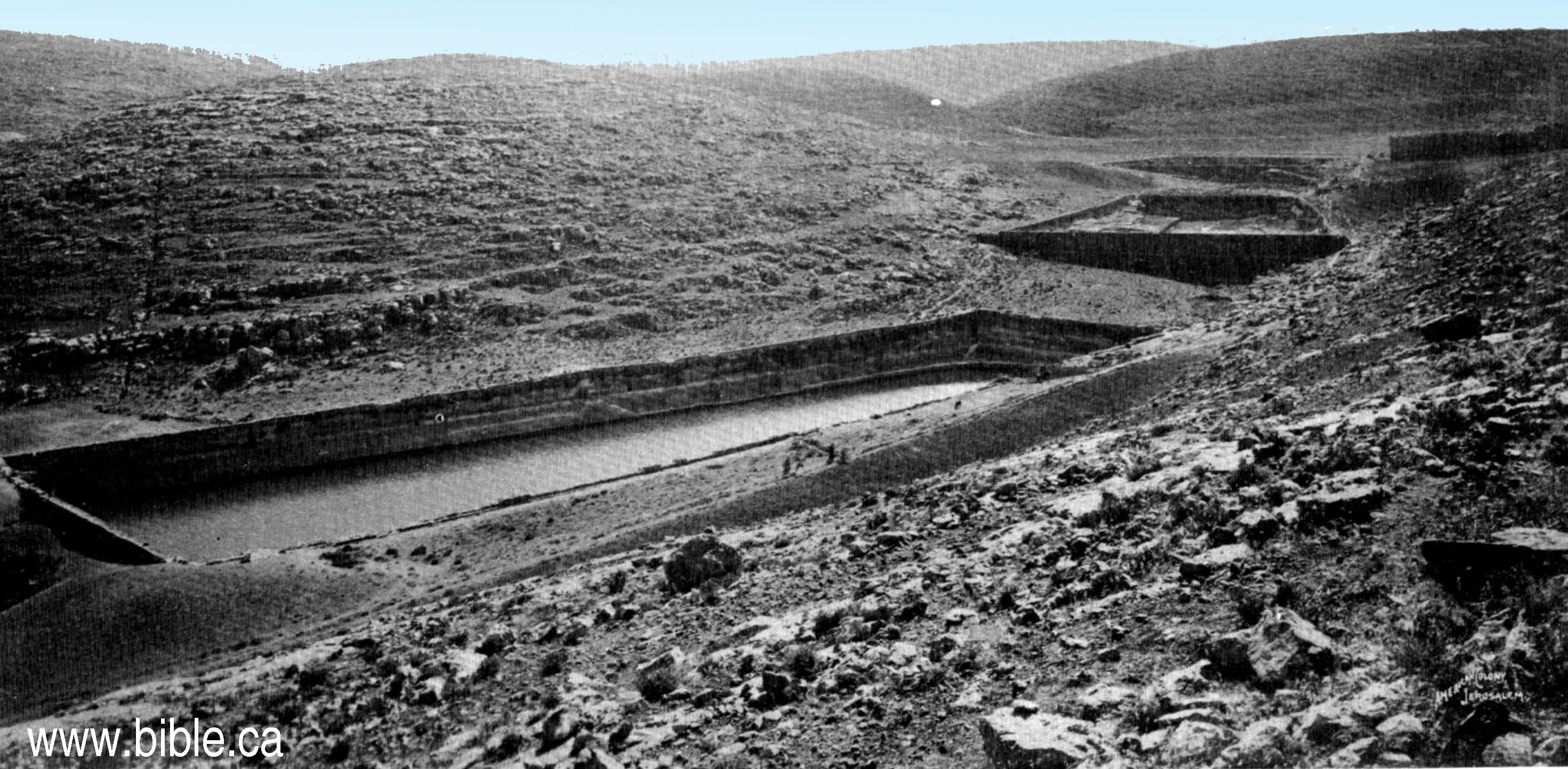 voor Groet Halve cirkel The Jerusalem Water Aqueduct from the Solomon's Pools: