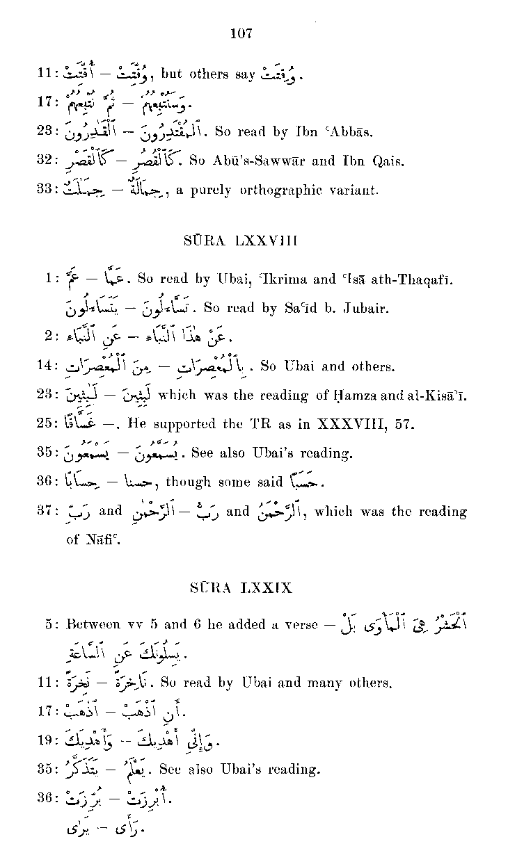 Materials for the History of the Text of the Qur'an [Codex of Ibn Mas'ud]