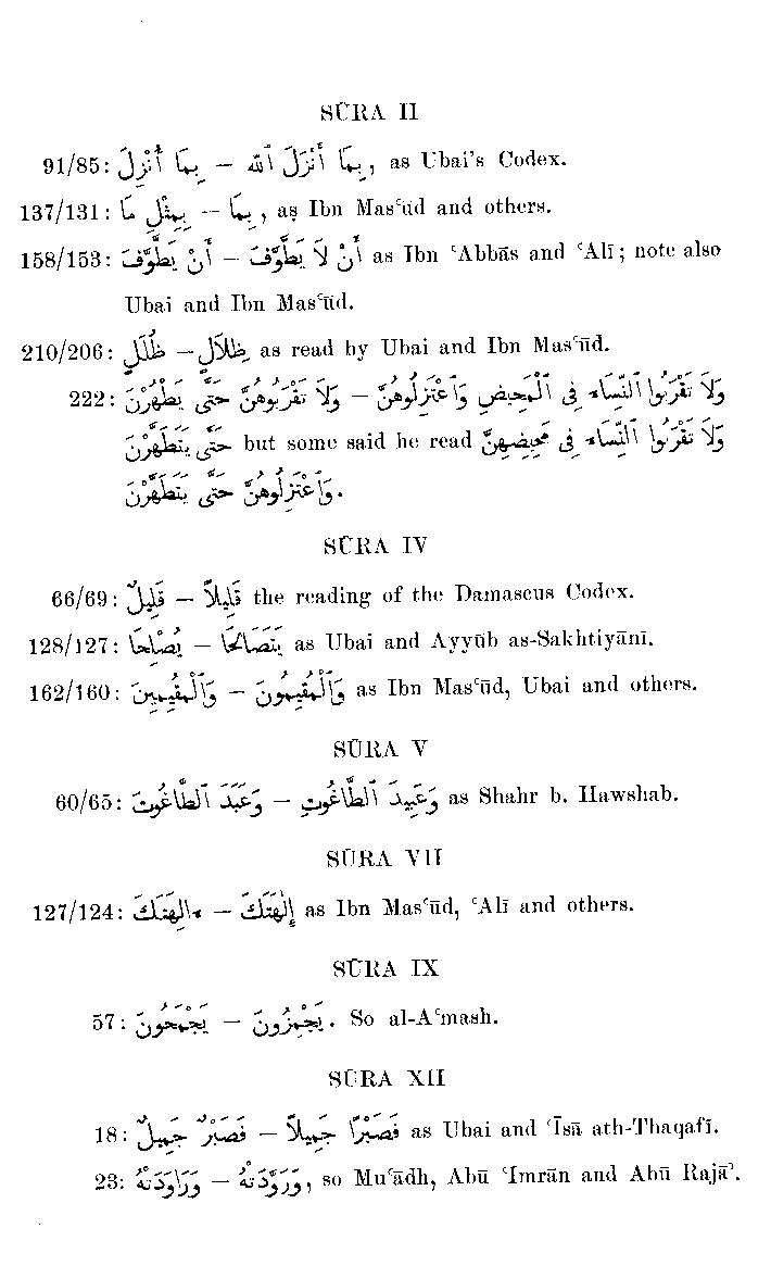 Materials for the History of the Text of the Qur'an [Codex of Hafsa]